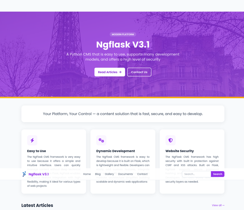 NgFlask Versi 3.1